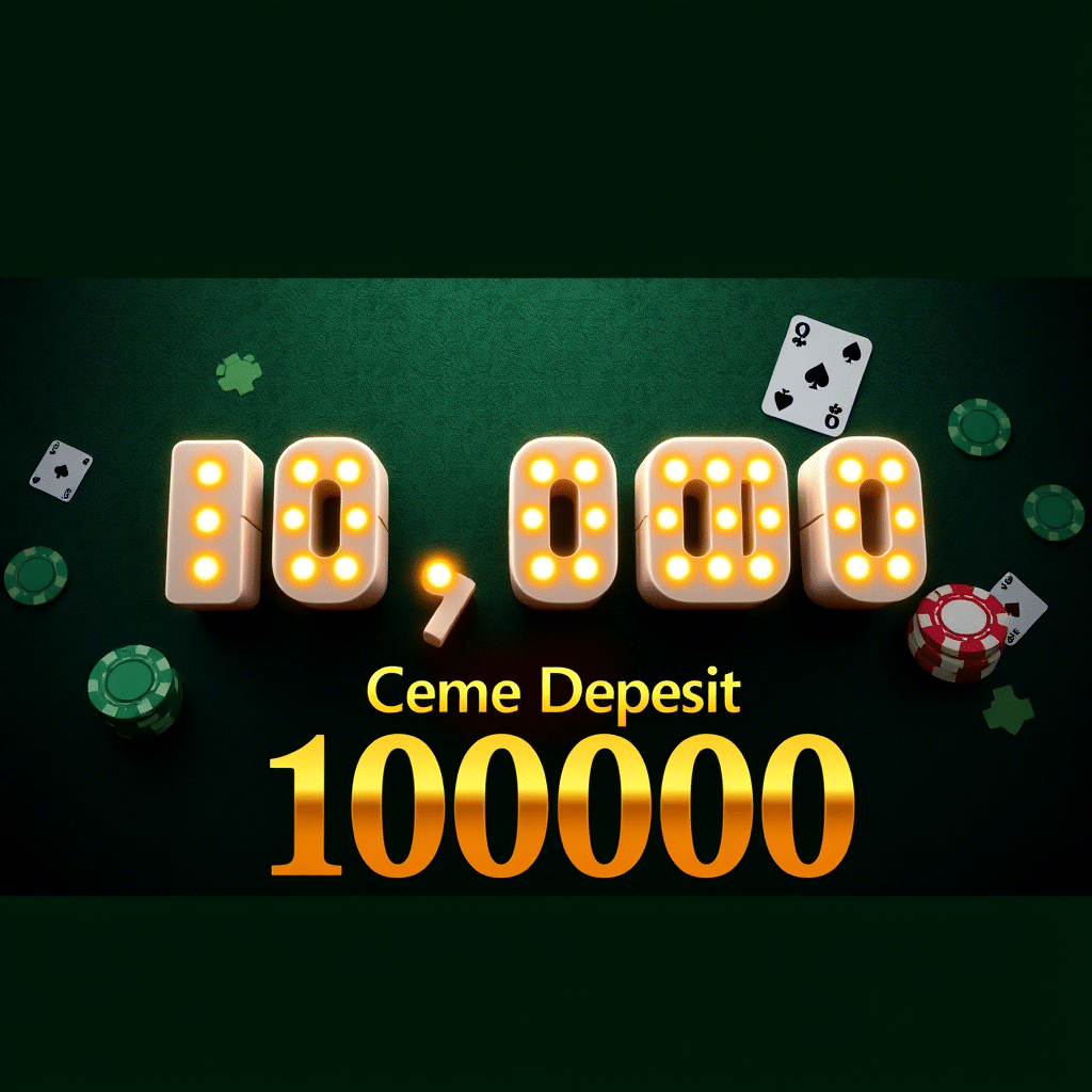 Panduan Terbaik Ceme Deposit 10000 Online: Strategi Jitu & Bonus Besar 2025
